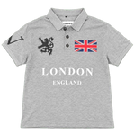 POLOSHIRT MIT BRITISH FLAG